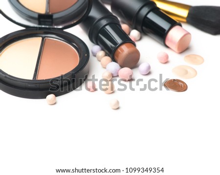 face contouring makeup contour highlight shade の写真素材 今すぐ