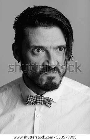 Similar – Image, Stock Photo hypnotic Man