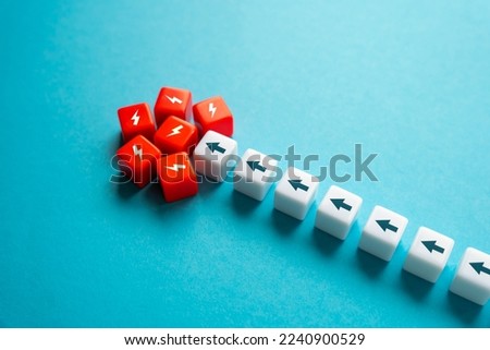 Face an insurmountable obstacle. Work violation of due to force majeure. Blocking, it is impossible to move on without resolving current problems. New challenges and threats. Get things in order.