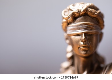 Face Of Lady Justice Or Iustitia - The Statue Of Justice
