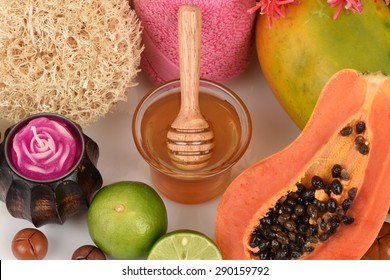 Download Papaya Mask Images Stock Photos Vectors Shutterstock Yellowimages Mockups