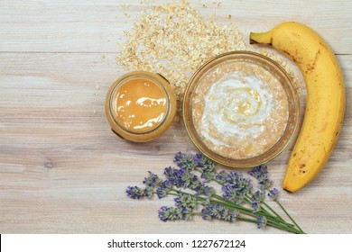 Download Oats Honey Face Mask Images Stock Photos Vectors Shutterstock PSD Mockup Templates