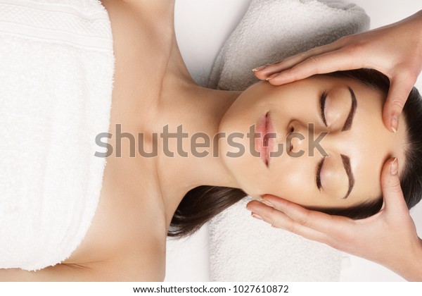 Face Massage People Beauty Spa Healthy Stock Photo (Edit Now) 1027610872