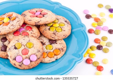 Face On Chocolate Chip Cookie