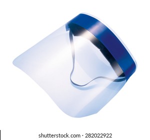 Face Shield On White Background