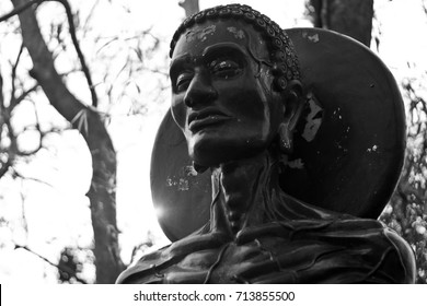 Face Side The Buddha Asceticism, Buddha-Statue In ChiangMai Thailand