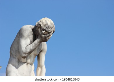 Facepalm From A Statue In Paris, France.