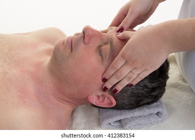 Facial And Cranial Osteopathy Therapy By Female Therapist