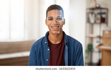 Facial recognition technology being utilized for identification process