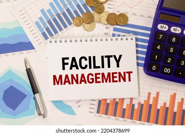 Facility Management Concept. The Meeting At The White Office Table