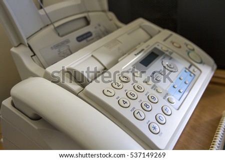 facsimile, fax machine