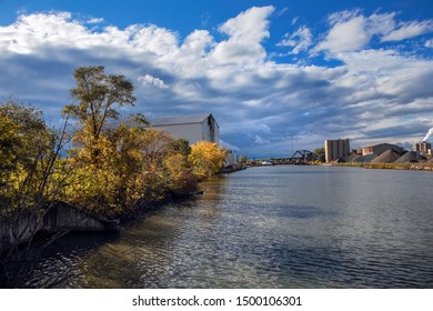 Factories On The Rouge River Detroit, Michigan