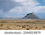 Factory Butte rock formation in Wayne County, Utah. Popular site for off road sports