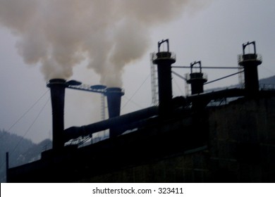 factory with dirty technology