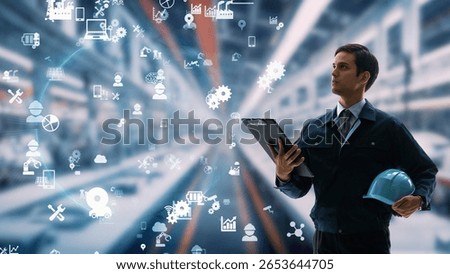 Factory engineers and industrial technology