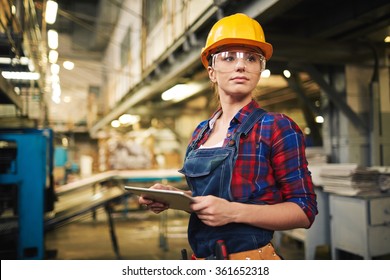 Factory female worker