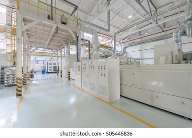 Factory and industrial production plant for the manufacture of beverages - Shutterstock ID 505445836