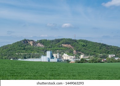 Factory In Nature Outside Save Planet Industry