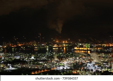 Factory night view