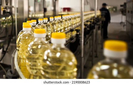 Factory for the production of edible oils. Shallow DOFF. Ukraine - Powered by Shutterstock