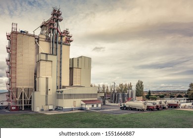 Factory For The Production Of Food For Farm Animals