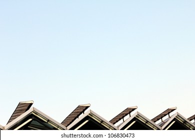 factory rooftops
