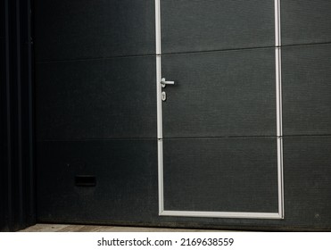 Factory Or Warehouse Building. Storage Room Door