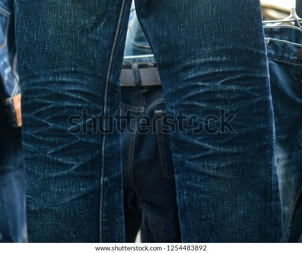 faded knees on jeans