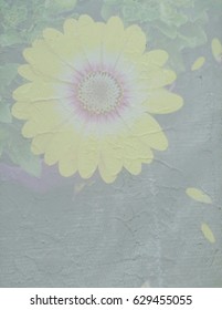 faded rustic flower