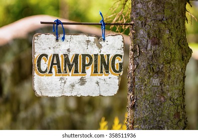2,675 Camping Signage Images, Stock Photos & Vectors | Shutterstock