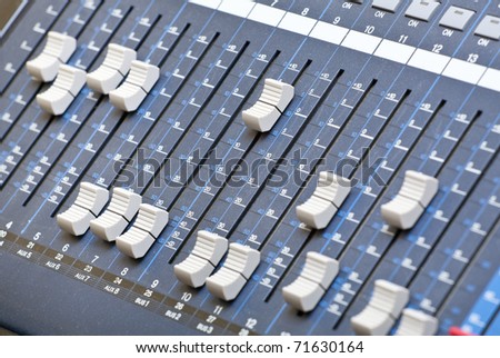 faders