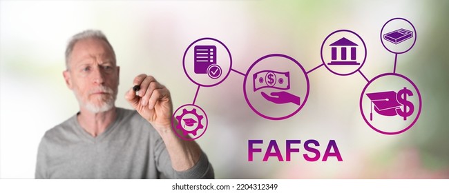 Fafsa Concept Drawn By A Man