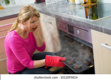 Failed Cooking In Kitchen