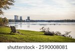 The failed nuclear Three Mile Island powerplant close to Harrisburg, Pennsylvania, 2024.