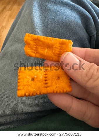 Failed Quality Control Cheese Crackers 