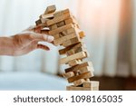 Fails Building Tower, Concept For Challenge And Fail In Business