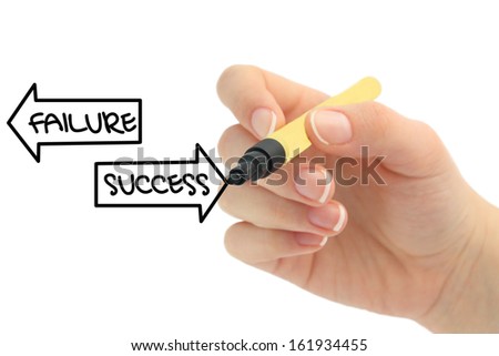 failure succes arrows