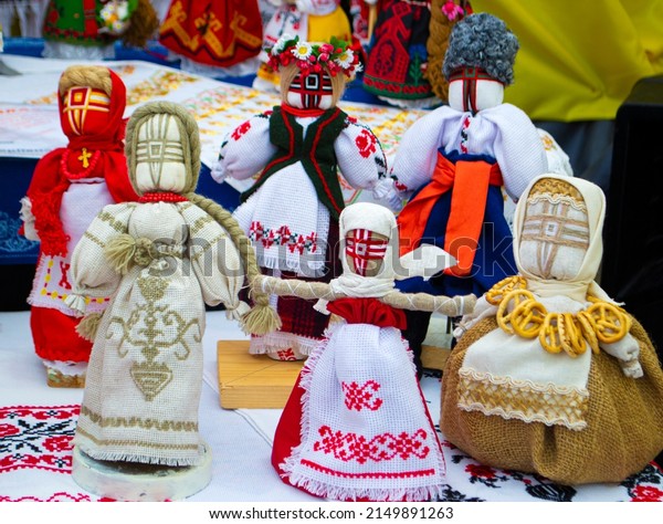 Fair of folk art dolls motanka village\
Petrikovka Dnipropetrovsk region Ukraine\
09.15.2018