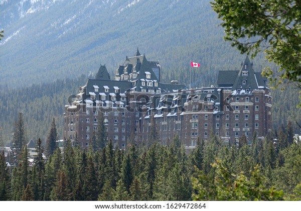 Fairmont Banff Springs Hotel Banff Alberta Stock Photo Edit Now