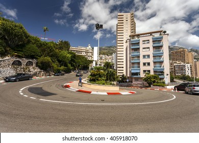 Fairmont curve in Monte Carlo, Monaco.