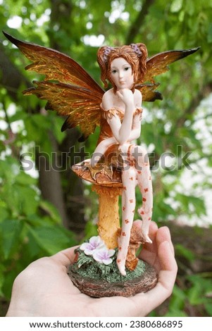 Fairy Figurine Garden Decor Miniature Colorful Statue