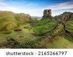 Fairy Glen Skye Island Scotland landscape summer colors