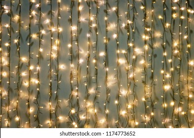 Fairy Lights As An Abstract Background