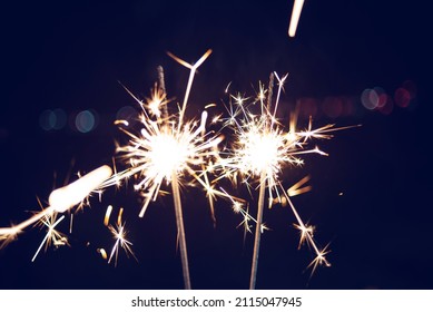 Fairy Stick Fireworks Background Material