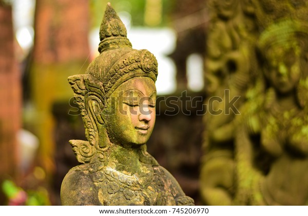 Fairy Stucco Buddhists Brahman Hindu Outdoor Stock Photo Edit Now 745206970