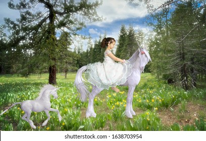 baby unicorn ride on