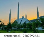 Faisal mosque in Islamabad masjid in Pakistan, beautiful mosque Shah Faisal Mosque in Pakistan