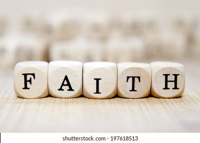 Faith Word Concept