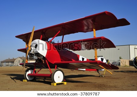A faithful and functional reproduction of the German Fokker Dr.1 Triplane of World War One fame.