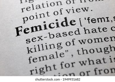 Fake Dictionary, Dictionary Definition Of Femicide